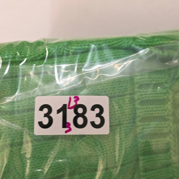 VTG Polo Jeans Co‎ Ralph Lauren Cable Knit Sweater Green Womens Large Crew Neck - Picture 8 of 8